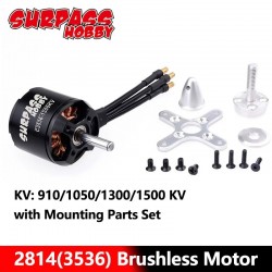 Surpass Hobby C3536 Brushless Motor 2814(3536) 910KV 1050KV 1300KV 1500KV 14 Poles for RC Airplane
