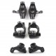 1251 Front Wheel Seat 1252 Rear Wheel Seat 1253 C-shaped Seat RC Car Accessory Set