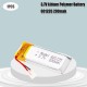 3.7V 200mAh Rechargeable Battery 601235 Lithium Polymer