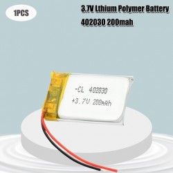 402030 3.7v 200mAh li-ion Lipo cells Lithium Li-Po Polymer Rechargeable Battery