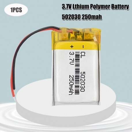 3.7V 250mAh 502030 Lithium Polymer Li-Po li ion Rechargeable Battery