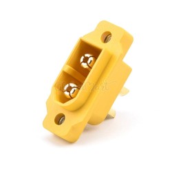 Yellow XT60E-M Mountable XT60 Male Plug Connector For RC Models Multicopter