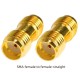 1PC SMA To SMA Female Gold Plated