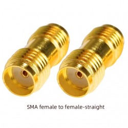 1PC SMA To SMA Female Gold Plated