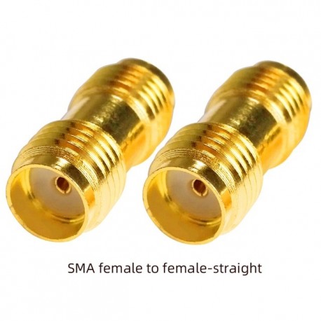 1PC SMA To SMA Female Gold Plated