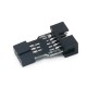 10 Pin To 6 Pin Adapter Board Connector For Arduino ISP Interface Converter AVR AVRISP USBASP STK500 Standard