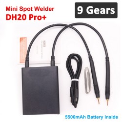 DH20 Pro+ DIY Spot Welder 9 Gears Mini Spot Welding Machine With Quick Release Pen Nickel Plate 18650 Battery Spot Welder 5500ma