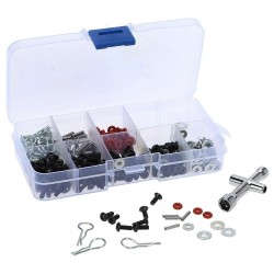 Repair Tool and Screws Box Set for 1/10 HSP RC Car include 270 Pcs Hexagon Wrench
