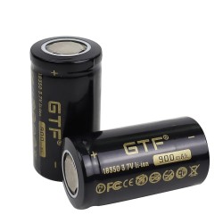 GTF 18350 3.7V 900mAh Lithium Ion Battery high power 18350