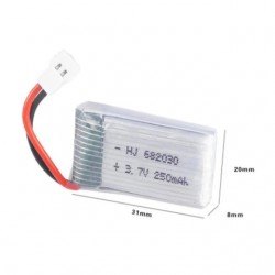 3.7V 250Mah 25C Lipo 