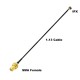 DANIU 15cm U.FL/IPX to RP-SMA Female Antenna Pigtail Jumper Cable