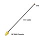 DANIU 15cm U.FL/IPX to RP-SMA Female Antenna Pigtail Jumper Cable