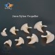1Pair Rc Boat DIY 2mm Propellers D26mm /28mm/36mm/42mm CW/CCW Electric Nylon Prop