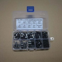 180Pcs/lot M2 M2.5 M3 Female & Male Hex Nylon Standoff Spacer Column For PCB Motherboard Fixed Plastic Spacing Screws Set