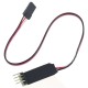 190mm 3CH LED Light Switch System W/ Flashing Light Function Turn ON / OFF for RC Car Model Parts