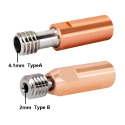 MEGA Ender3 CR10 Bi-Metal Heatbreak Titanium Alloy Copper Throat Smooth 1.75MM Heat break For CR10 ENDER 5/3 CR-10S