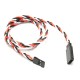 Twisted 10CM Servo Lead Extention (JR) 26AWG