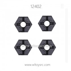 WLTOYS 12402 Parts, Hexagonal wheel seat, 1/12 Monster Truck