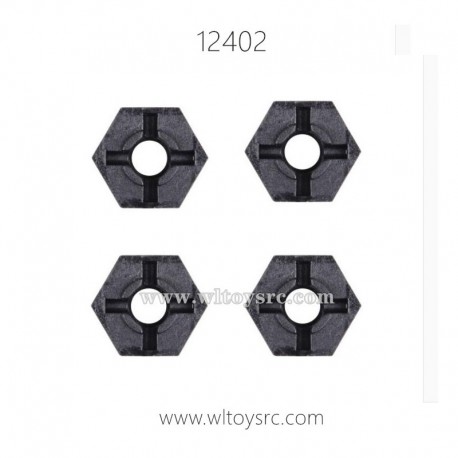 WLTOYS 12402 Parts, Hexagonal wheel seat, 1/12 Monster Truck