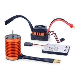 Surpass Hobby F540 Brushless Motor 60A ESC LED Program Card Combo for 1/10 RC