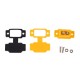 1PCS XT90E-M Brass Gold Plated Male Connector with Dust-proof Cover PVC Plug
