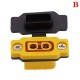 1PCS XT90E-M Brass Gold Plated Male Connector with Dust-proof Cover PVC Plug