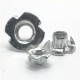 50PCS M3 M4 M5 M6 M8 M10 Metric Zinc Plated Carbon Steel T Nuts 4 Prongs Knock In Wood Captive Nut