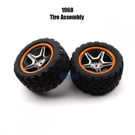 Wltoys 104009 RC Car Spare Parts 1/10 Original Tire 1968