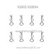 HAIBOXING 16889 Parts Body Clips H166