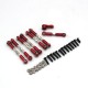 6PCS A Set 1:14 Metal Accessories for Wltoys 144001 RC Car Parts