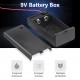 9V Battery Case Wire Lead ON/OFF Switch