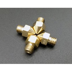 4Pcs/lot Makerbot MK8 Nozzle 0.2 0.3 0.4 0.5 For ABS PLA 1.75mm Supplies 3D Printer