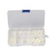 250PCS Nylon Washers M2 M2.5 M3 M4 M5 M6 M8 Nylon Washers Plastic Insulation Spacers