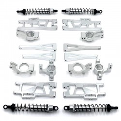 For WLtoys 104009 1/12 12402 12409 RC Car Parts Metal Upgrade And Modification Parts Swing Arm Steering Cup Shock Absorber