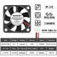 Ball Bearing 12V 0.05A 4cm 40mm 40x40x10mm 4010B 2pin Brushless Cooling Fan