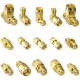 15 Type SMA Adapter Connector Kits SMA Male Female Antenna Plug Converter
