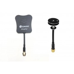 2PCS RP-SMA 5.8Ghz 16dBi StingPad Panel Antenna + 5dBi RHCP Pagoda Antenna Omni FPV Antenna Set For FPV RC Drone