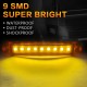 Led Warning Light 9 LEDs 12V/24V
