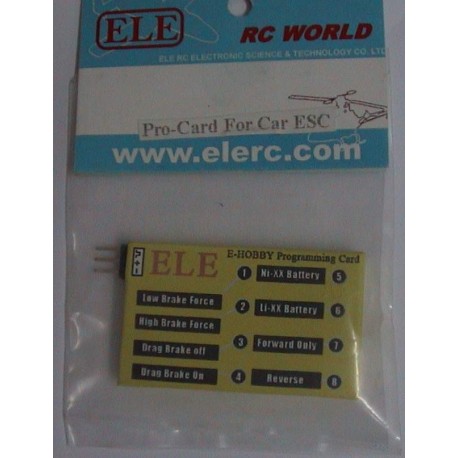 PRO-CARD FOR CAR ESC