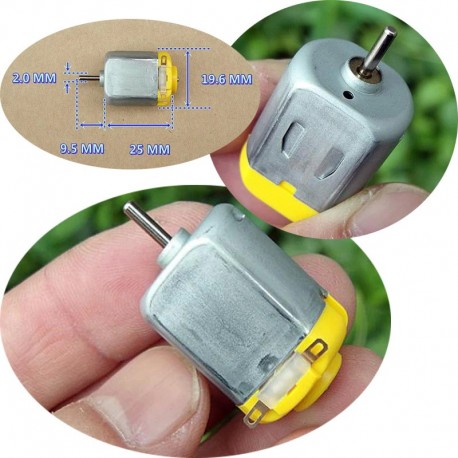 1PC Strong magnetic field DC 12V 130 Motor for DIY model