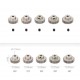 SURPASS HOBBY 5PCS Metal Pinion Motor Gear 64DP 21-50T 3.175mm Shaft for 1/10
