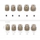 SURPASS HOBBY 5PCS Metal Pinion Motor Gear 32DP 12-20T 3.175mm Shaft for 1/10 1/8 RC Car