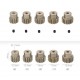 SURPASS HOBBY 5PCS Metal Pinion Motor Gear 32DP 12-20T 3.175mm Shaft for 1/10 1/8 RC Car