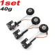 1set 40g steering gear metal worm-type retractable landing gear Electric aluminum alloy shock for RC airplane