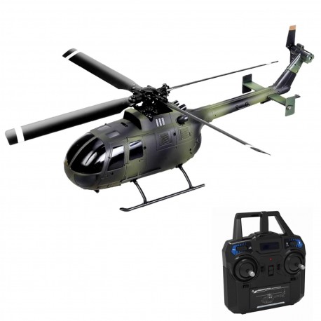 C186Pro 2.4Ghz 4 Channel RC Helicopter Single Propeller Without Ailerons 6-axis Gyro Stabilization Altitude Hold RC