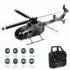 C186Pro 2.4Ghz 4 Channel RC Helicopter Single Propeller Without Ailerons 6-axis Gyro Stabilization Altitude Hold RC