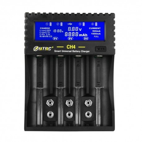 HTRC CH4 Battery Charger Li-ion Li-fe Ni-MH Ni-CD Smart Fast Charger