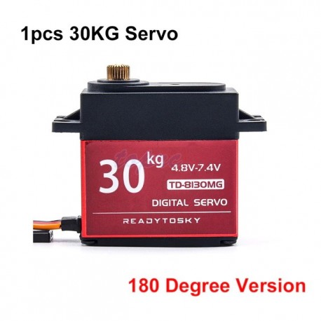 30KG 25T Waterproof Metal Gear Digital Servo For RC Models 180 Degree Aluminium