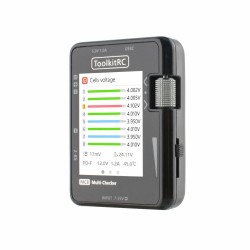 ToolkitRC MC8 Mini Size Cell checker 32 Bit Battery Multi-Checker PWM Output PPM SBUS Readout With USB-C