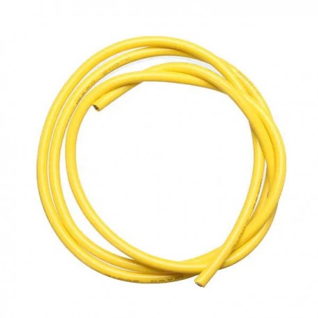 Silicone Wire 10AWG (1mtr) Yellow